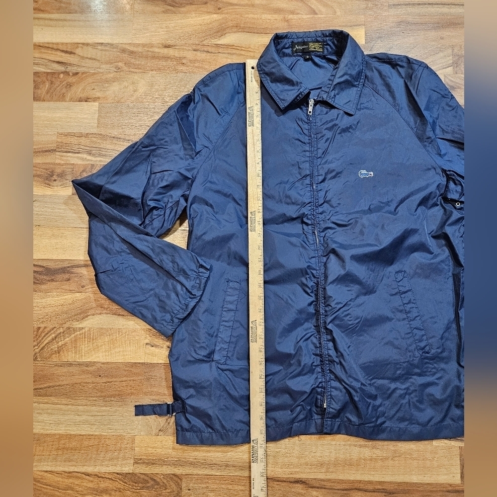 Vintage Alligator Nylon Windbreaker Jacket Made in Hong Kong Size Large 1980s - Picture 6 of 7